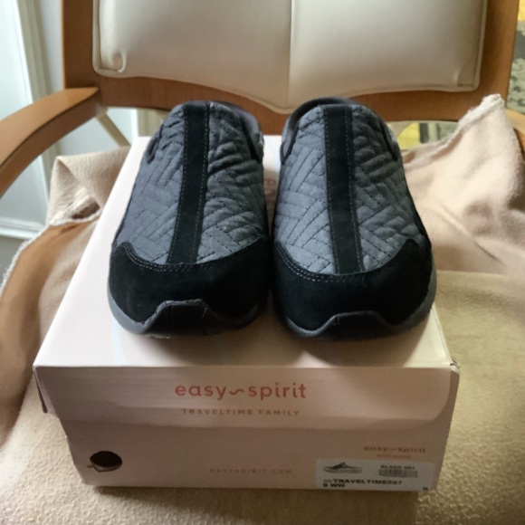 New in the box Black Traveltime Easy Spirits 9WW 9 Double Wide - Picture 2 of 8